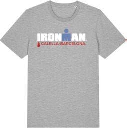 Ironman Barcelona Heren Grijs Korte Mouw T-Shirt