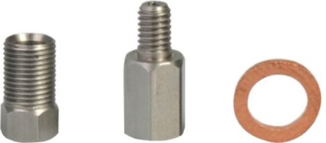 Set van 4 M6-koppelingen, klemmoeren en Elevdes-pakkingen