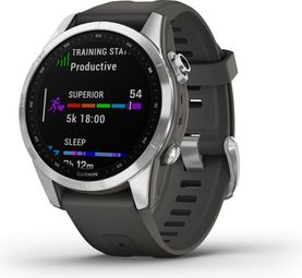 Garmin Fenix 7S Sporthorloge Zilver/Donkergrijs