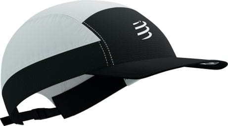 Casquette Compressport 5 Panel Light Cap Blanc/Noir