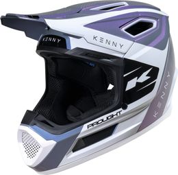 Kenny Prolight Graphic Team Diamond Fullface Helm Paars/Wit
