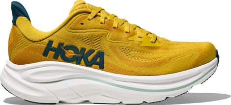 Hoka Clifton 10 hardloopschoenen geel/blauw voor heren
