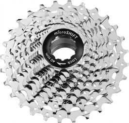 Cassette 10v. microshift 11-28 pour Shimano/Sram route argent