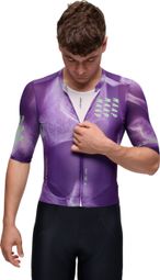 Maap Privateer Russel Finsterwald Pro Air 3.0 paars heren shirt met korte mouwen
