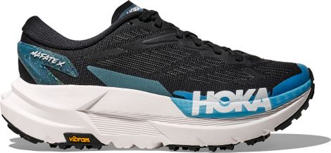 Women's Hoka Mafate X Trail Shoes Black/Blue