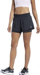 Reebok Workout Womens 2-in-1 Shorts Black