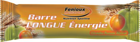 Barre énergétique Fenioux Multi-sports Longue Energie Céréales/Pomme/Abricot - 50g