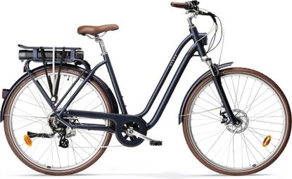 Elops 900 E Elektrische Stadsfiets Shimano Altus 7V 417 Wh 700 mm Marine Blauw 2022