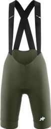 Korte fietsbroek met bretels Assos Uma GT S11 Groen Dames