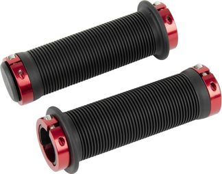 Position One BMX Griffe 115mm Schwarz/Rot