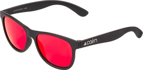 Cairn Foolish Junior Sonnenbrille Matt Schwarz und Rot