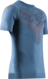 X-Bionic Twyce Run Blue Orange Men's Running T-Shirt