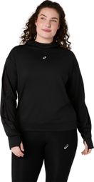 Maglia termica con cappuccio Asics Nagino Run Winter nera da donna