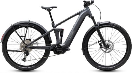 Cube Stereo Hybrid One22 Pro 800 FE Full-Suspension Electric Mountain Bike, Shimano 12V, 800 Wh, Bosch 120 Nm, 27.5'', Gray, 2027