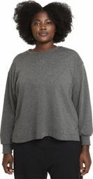 Nike Yoga Dames Sweatshirt Grijs