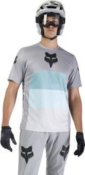 Maillot de manga corta Fox Ranger Grid Gris para hombre