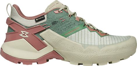 Zapatillas de aproximación Garmont 9.81 Onyx Gore-Tex verdes para mujer