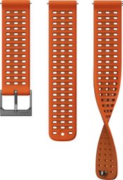 Bracelet de Montre Suunto Athletic 9 Silicone 22mm S+M Orange Canyon