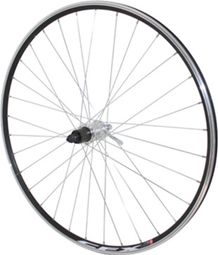 Roue route 700 elan arriere cfx noir moyeu Shimano 2400 cassette 10-9-8v.