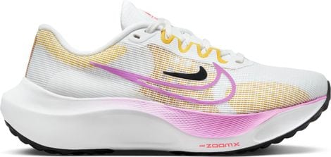 Chaussures de Running Femme Nike Zoom Fly 5 Blanc Rose