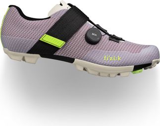 Wiederaufbereitetes Produkt - MTB-Schuhe FIZIK Vento Ferox Carbon Rosa / Weiß