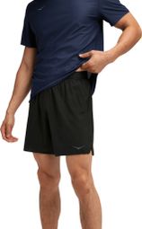 Hoka Glide 7in 2-in-1-Shorts Schwarz Herren