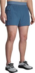 2-in-1 Brooks Sherpa 5in Shorts Blau