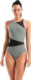 Arena Mesh Angle groene dameszwembroek