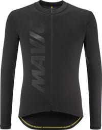 Mavic Aksium Thermo Langarm Trikot Schwarz