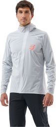 Heren Compressport Hurricane Waterdichte Jas 10/10 Grijs