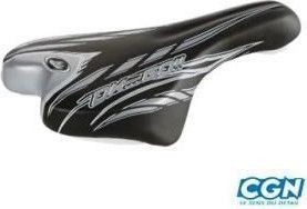 selle enfant junior 20/24 pouces monte grappa 998 ok go noir/gris avec chariot de selle