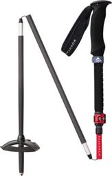 Bâtons MSR DynaLock Ascent Carbone Noir/Rouge