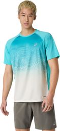 T-Shirt Running Asics Road Fade Bleu Homme