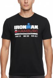 Ironman Hamburg Kurzarm T-Shirt Schwarz Herren