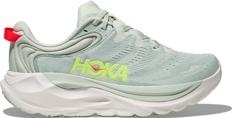 Hoka Gaviota 6 Groene/Gele Hardloopschoenen voor Dames