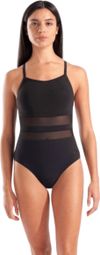 Maillot de Bain Arena Mesh Equals Noir Femme