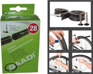 CHAMBRE À AIR GAADI 700x38-45C VALVE DUNLOP 40 mm (40/47-622/635)