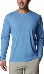 Columbia Cirque River Blue Long Sleeve Technical T-Shirt