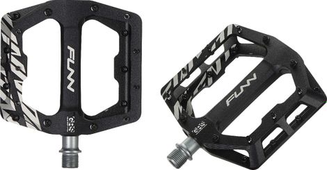 Paar Funn Funndamental GRS Flat Pedals Schwarz