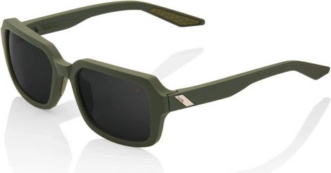 Lunettes 100% Rideley Soft Tact Vert / Miroir Noir