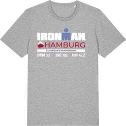 Ironman Hamburg Grau Herren Kurzarm T-Shirt