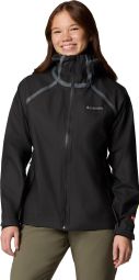 Veste Imperméable Columbia Reign No Shine Noir Femme