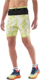 Heren 2-in-1 Compressport Trail Racing Shorts Groen