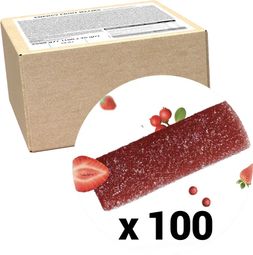 Box 100 gelatine di frutta Aptonia Ultra Fragola Mirtilli Acerola 25g