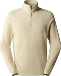 The North Face 100 Glacier 1/4 Zip Fleece Beige