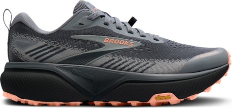Brooks Cascadia 20 Trail Running Shoes, Gray/Pink, Women's