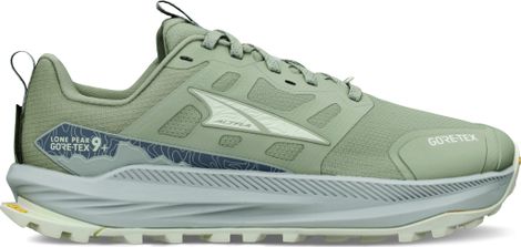 Altra Lone Peak 9+ GTX Trail Running Shoes, Green/Orange, Women's