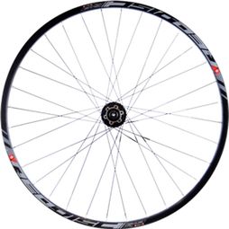 Roue vtt 29  av blocage jante noir mach1 neo. moy. Shimano m475 disque 6t.