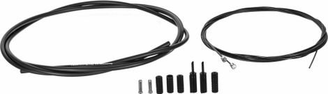 Kit Cable et Gaine Dérailleur SHIMANO Optislik Gris