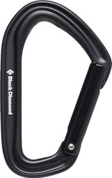 Mousqueton Black Diamond Hotforge Straight Gate Noir